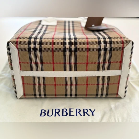 NEW AUTHENTIC BURBERRY SMALL LONDON TOTE - Picture 12 of 16